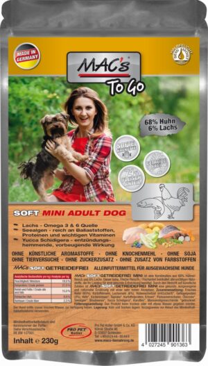 MAC´s DOG Soft Mini Huhn 230g
